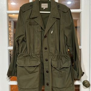 Banana Republic utility jacket army green